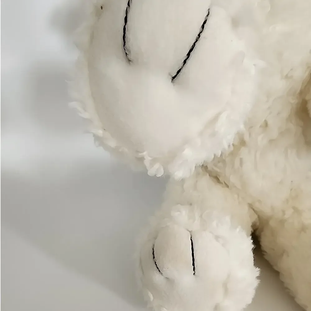 Build a Bear Workshop White Shaggy Dog 16